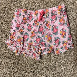 Boden Kids Floral Pink Shorts